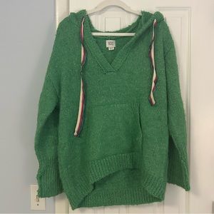Green knit sweater / pullover